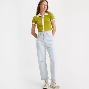 Levi’s Ribcage Straight Ankle Jeans